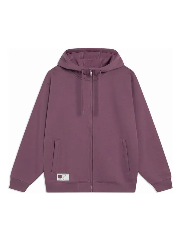 Толстовка с капюшоном с логотипом в китайском стиле Li-Ning — изображение 1 из 2, фиолетовый