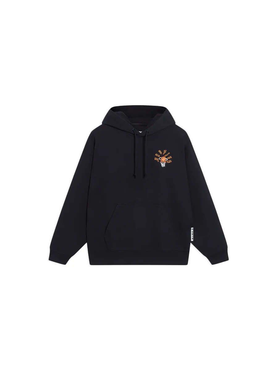 Худи Li-Ning x BADFIVE Sports Style Hoodie 'Black White' — изображение 2 из 2, черный