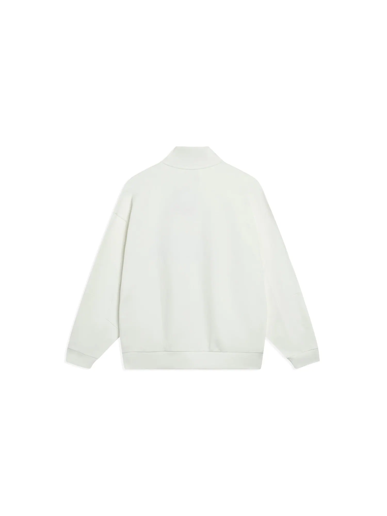 Спортивная толстовка Li-Ning Skateboarding Graphic Half Zip Sweatshirt 'Creamy White' AWDT225-2 — изображение 2 из 2, белый