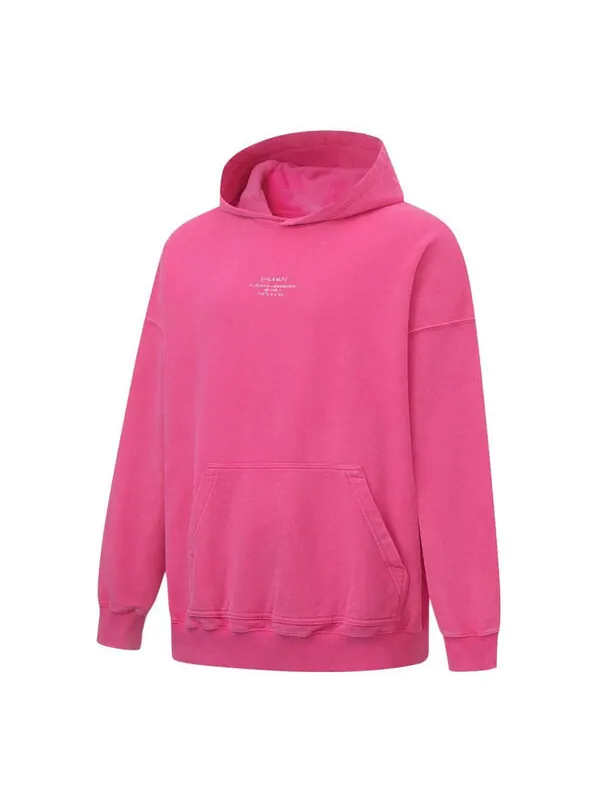 Толстовка valentine's day graphic hoodie 'pink' Li-Ning — изображение 1 из 2, розовый/мульти