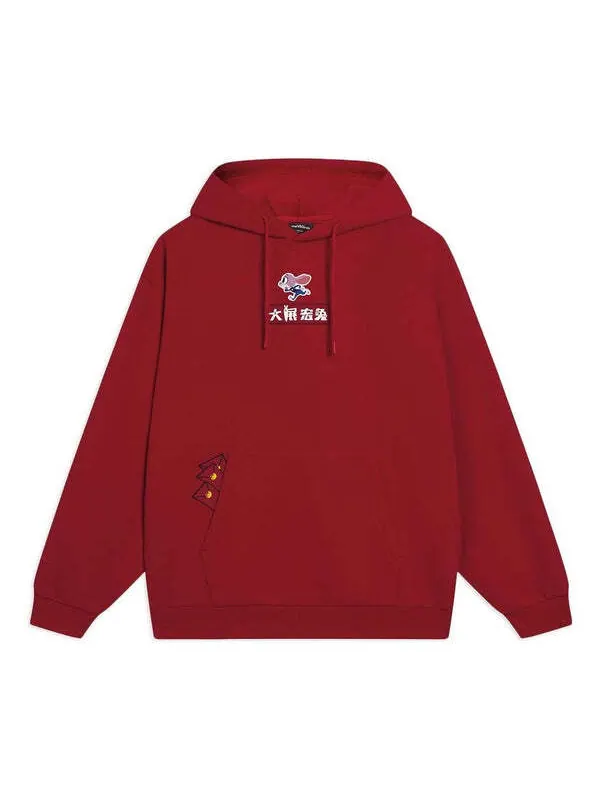 Толстовка с капюшоном x disney zootopia с графическим принтом Li-Ning — изображение 1 из 2, красный/мульти