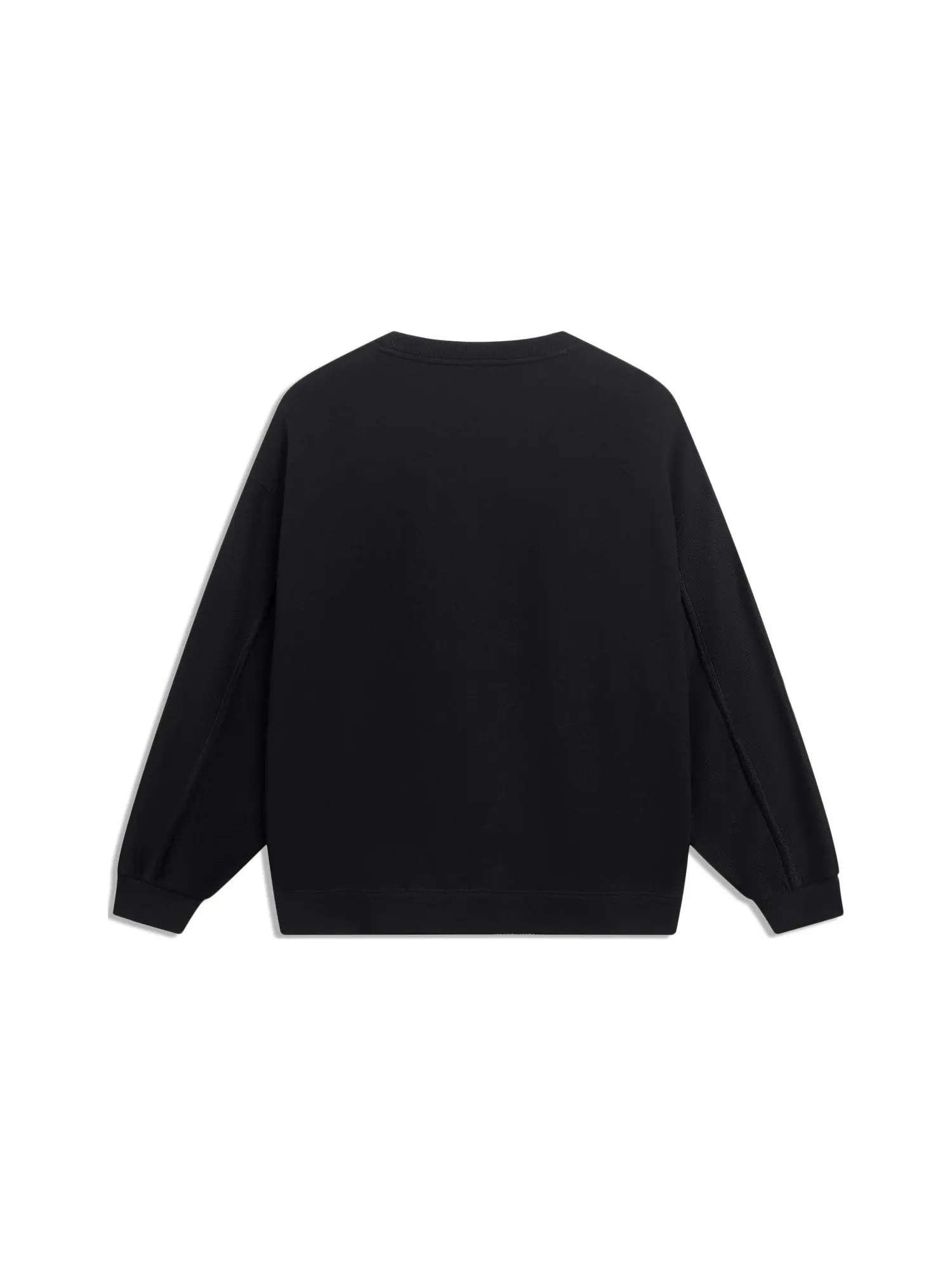 Спортивная толстовка Li-Ning Counterflow Graphic Sweatshirt 'Black' AWDT571-1 — изображение 2 из 2, черный