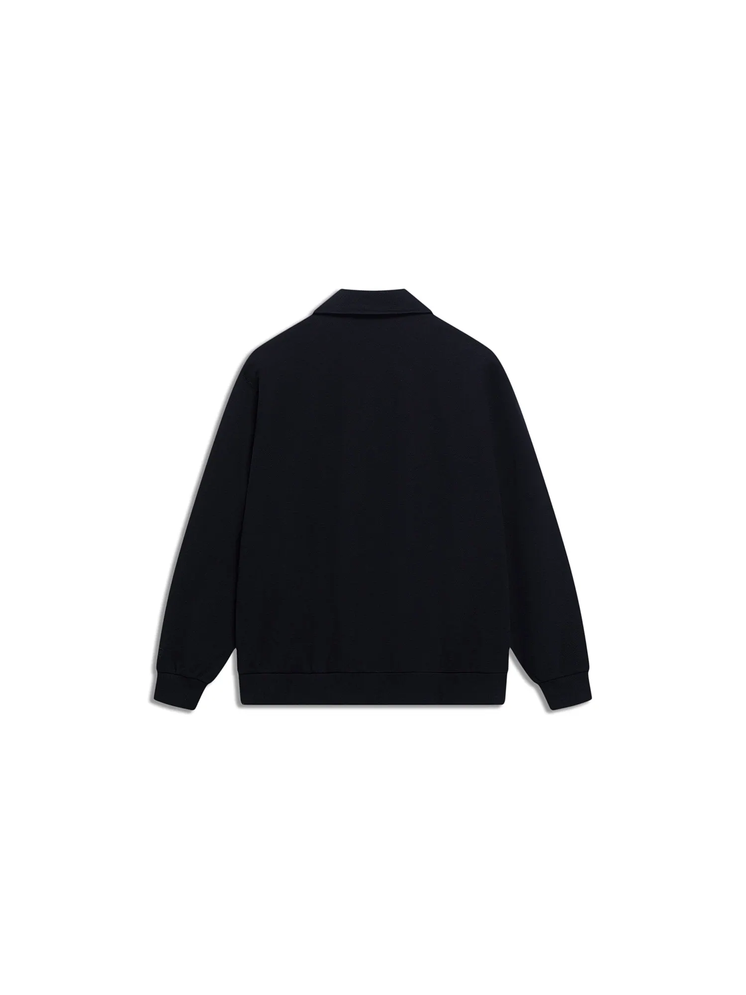 Спортивная толстовка Li-Ning Counterflow Triple Logo Half Zip Sweatshirt 'Black' AWDT589-2 — изображение 2 из 2, черный