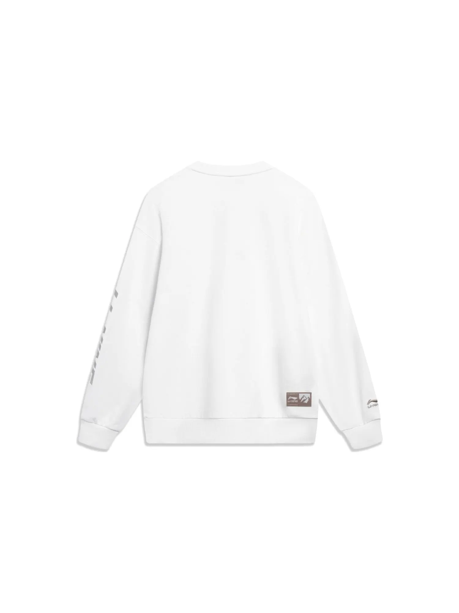 Спортивная толстовка Li-Ning Embroidered Logo Sweatshirt 'White' AWDT605-4 — изображение 2 из 2, белый