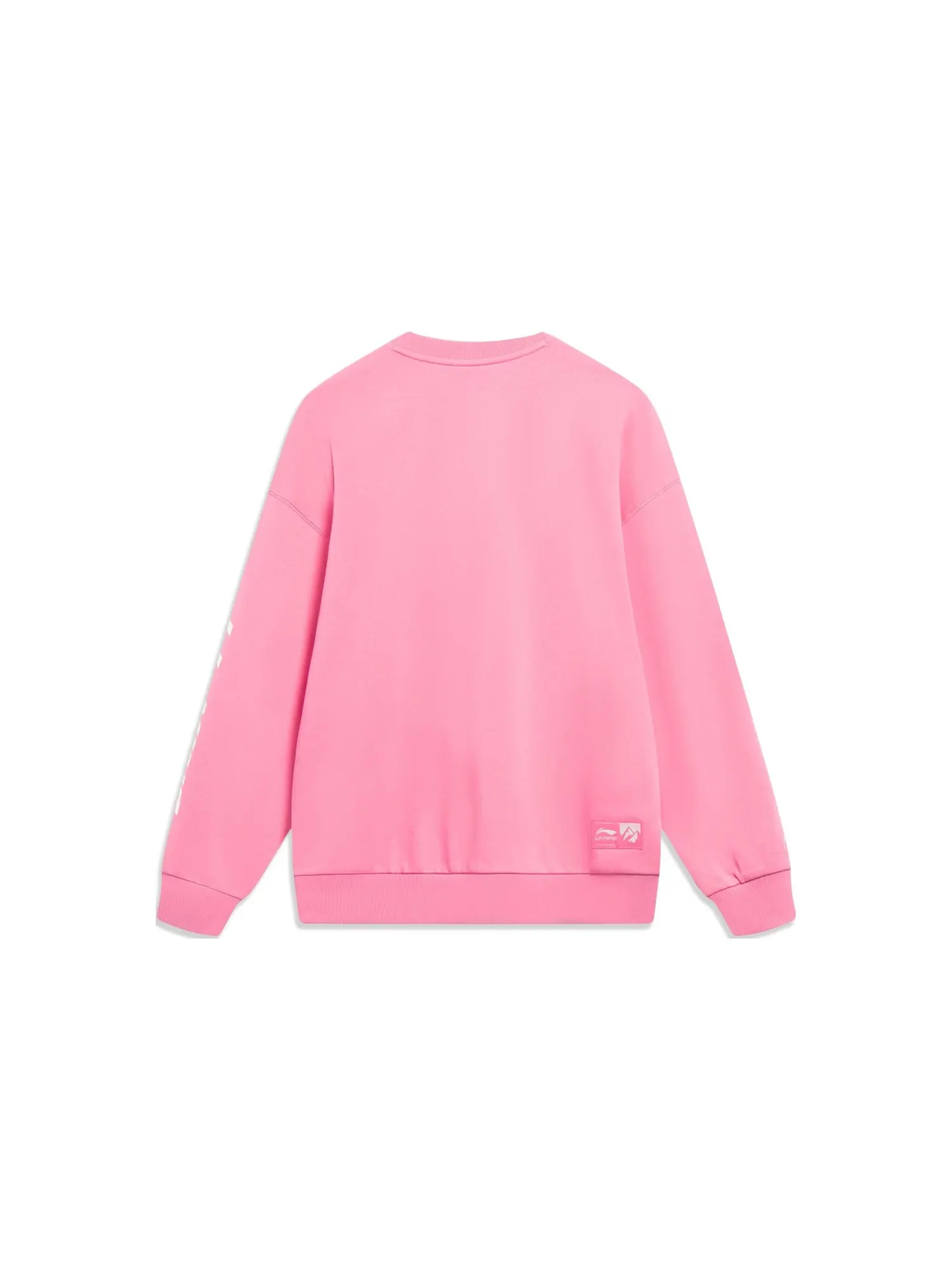 Спортивная толстовка Li-Ning Embroidered Logo Sweatshirt 'Pink' AWDT605-7 — изображение 2 из 2, розовый