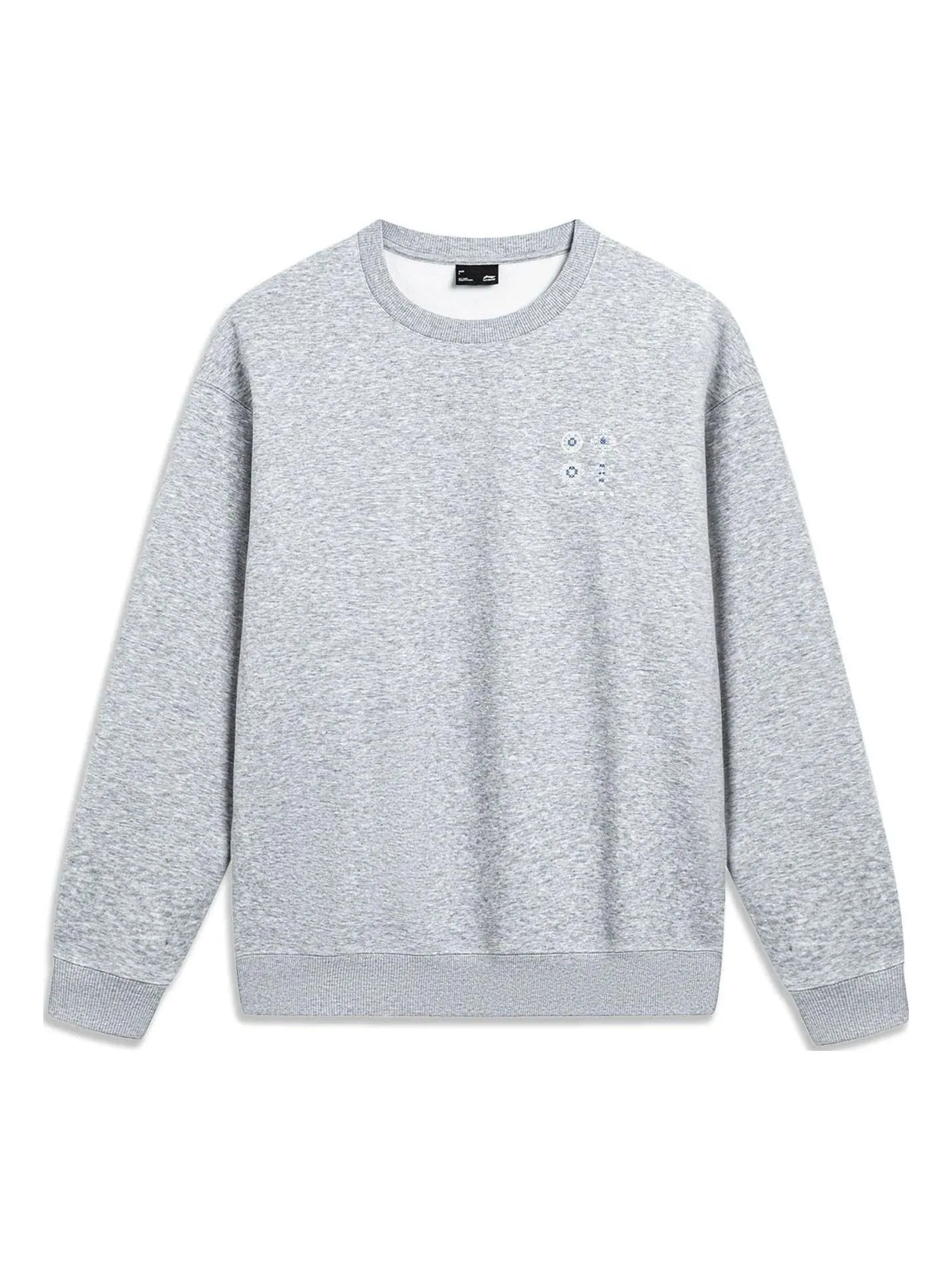 Спортивная толстовка Li-Ning Chinese Culture Graphic Fleece Sweatshirt 'Grey' AWDT901-1 — изображение 1 из 2, серый
