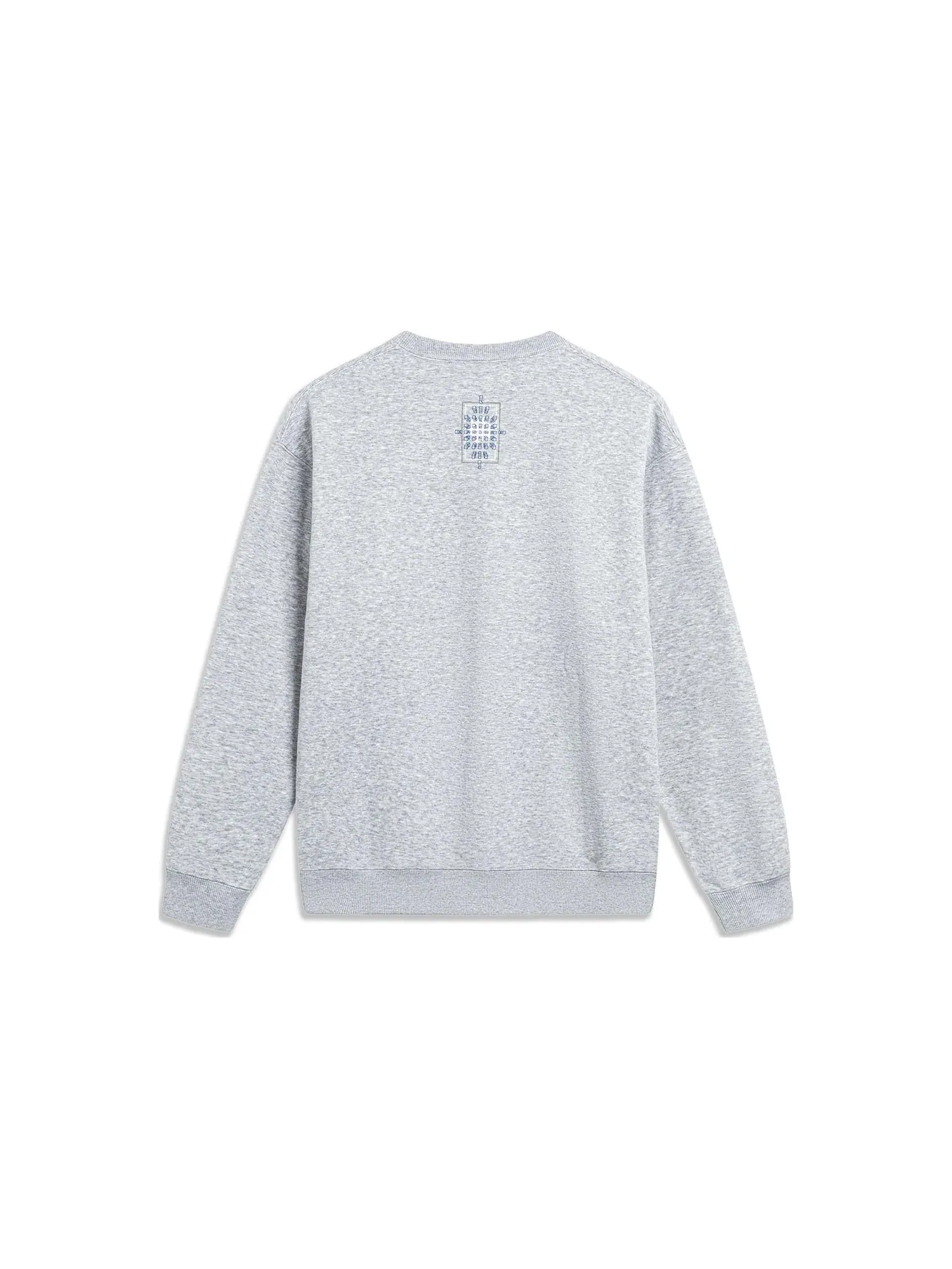 Спортивная толстовка Li-Ning Chinese Culture Graphic Fleece Sweatshirt 'Grey' AWDT901-1 — изображение 2 из 2, серый