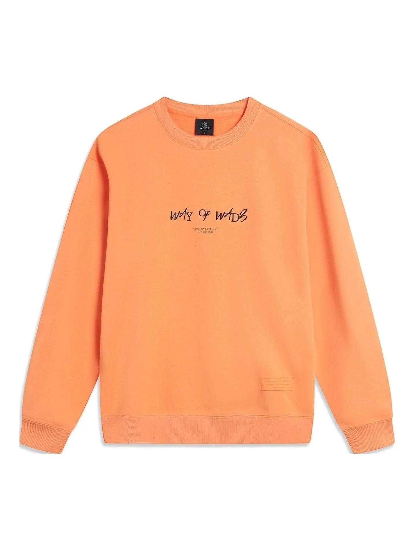 Спортивная толстовка Li-Ning Way Of Wade Logo Sweatshirt 'Orange' AWDT941-7 — изображение 1 из 2, оранжевый