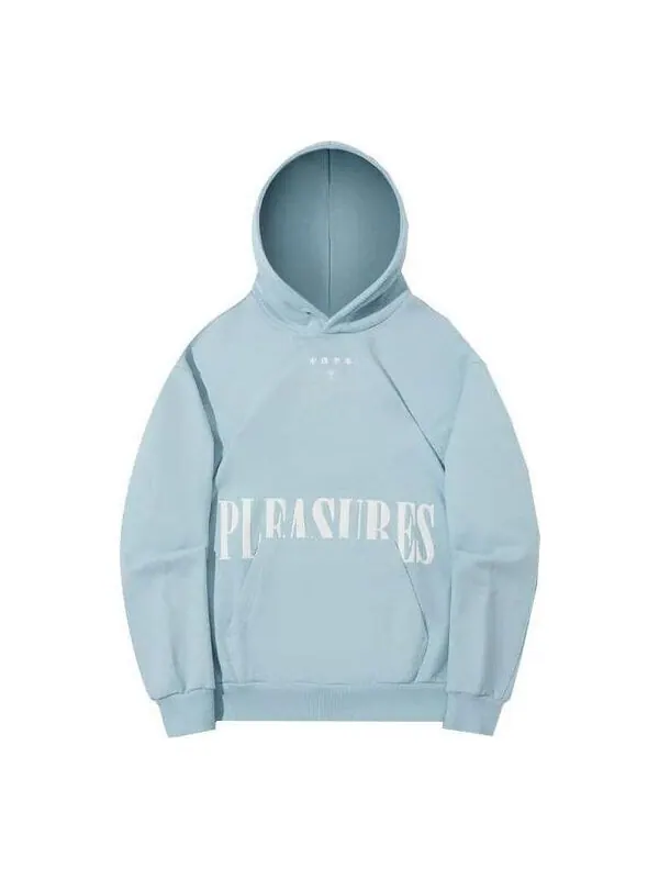 Толстовка с капюшоном x pleas с графическим принтом Li-Ning — изображение 1 из 2, светлый синий/белый