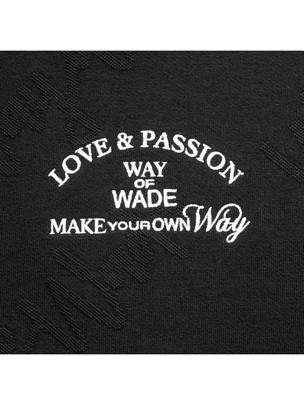 Толстовка с капюшоном way of wade любовь и страсть вышитые Li-Ning — изображение 3 из 3, черный