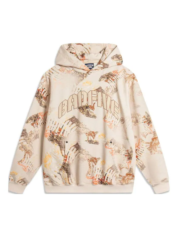 Толстовка badfive сплошной принт толстовка Li-Ning — изображение 1 из 2, хаки/мульти