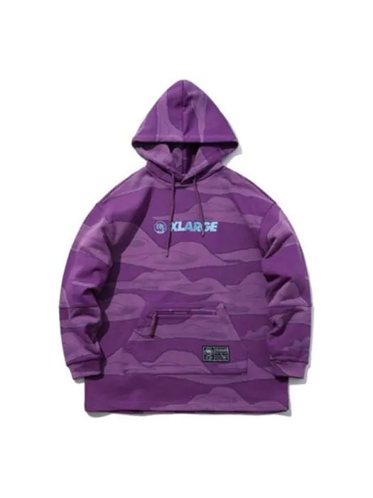 Толстовка badfive x xlarge кроссовер пуловер с капюшоном Li-Ning — изображение 1 из 2, фиолетовый