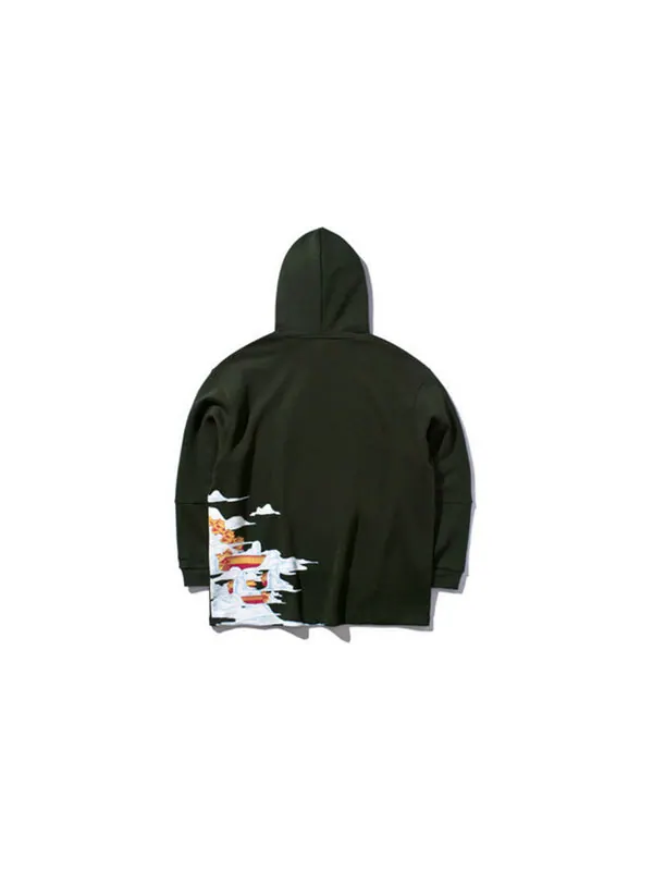 Толстовка x xlarge badfive графическая толстовка Li-Ning — изображение 2 из 2, черный/мульти
