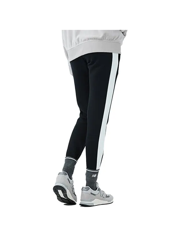Штаны полосатые спортивные штаны New Balance — изображение 4 из 4, черный/белый