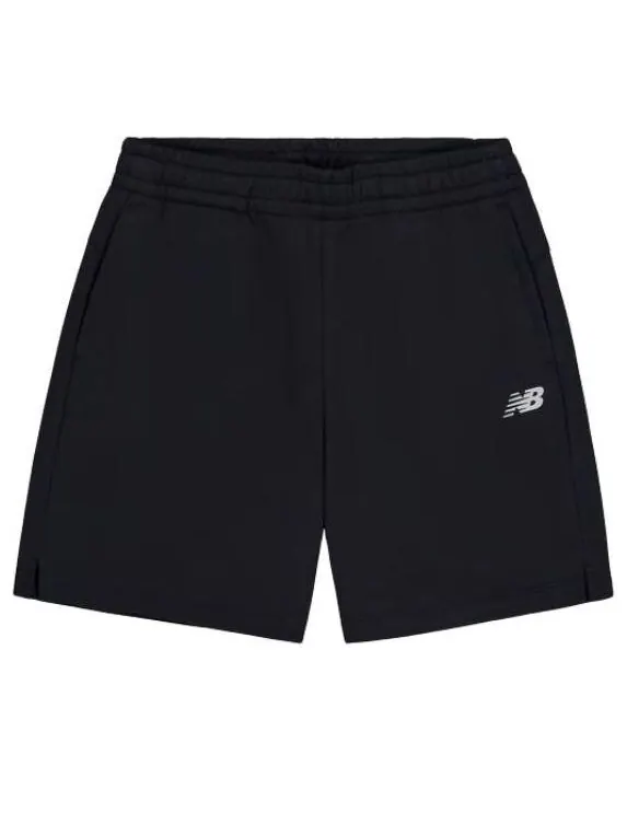 Шорты nb logo хлопок короткие New Balance — изображение 1 из 2, черный