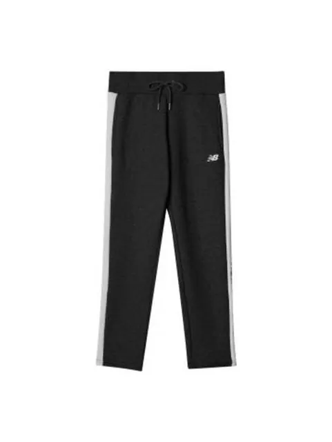 Штаны обычные спортивные штаны New Balance — изображение 1 из 2, черный/белый