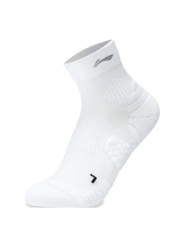 Носки для бега с логотипом средней длины Li-Ning — изображение 1 из 1, белый