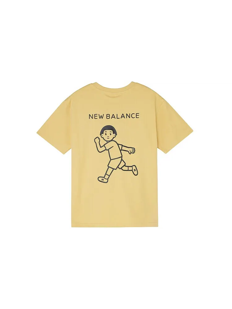 Футболка New Balance Noritake Collection Set in Sleeve Women's — изображение 2 из 3, желтый