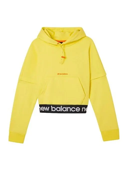 Толстовка New Balance hooded Casual Yellow — изображение 1 из 1, желтый