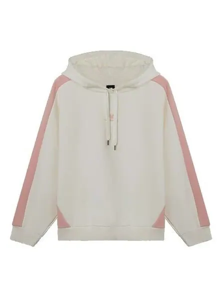 Свитер colorblock casual sports hoodie white New Balance