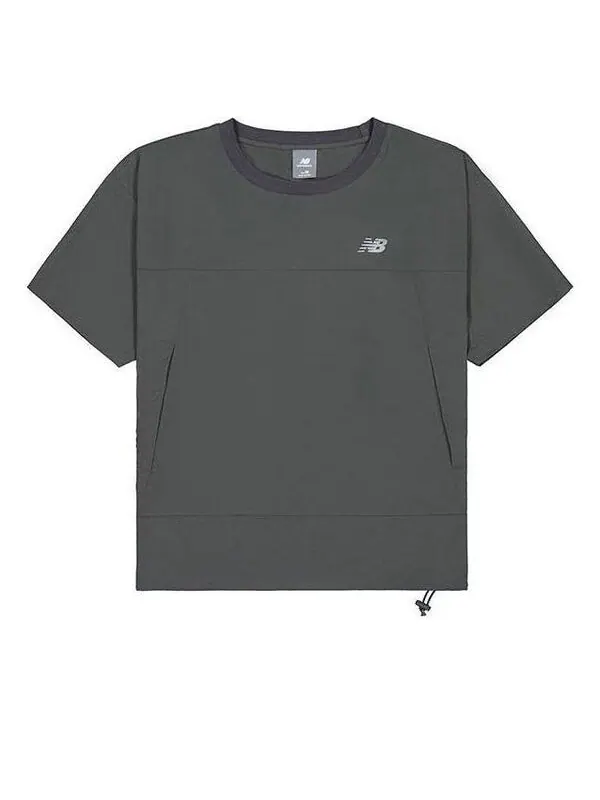 Футболка с мини-логотипом New Balance — изображение 1 из 2, серый