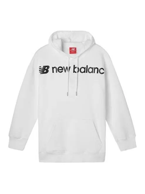 Толстовка классическая основная толстовка New Balance — изображение 1 из 2, белый/черный