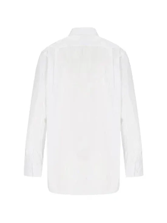 Футболка COMME des GARCONS PLAY FW25 с черным сердцем — изображение 3 из 3, белый