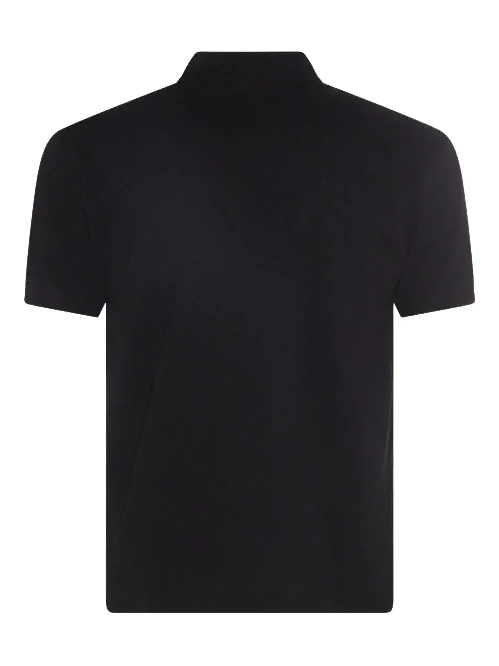 Поло COMME des GARCONS PLAY SS25 с нашивкой в виде сердца — изображение 2 из 5, черный