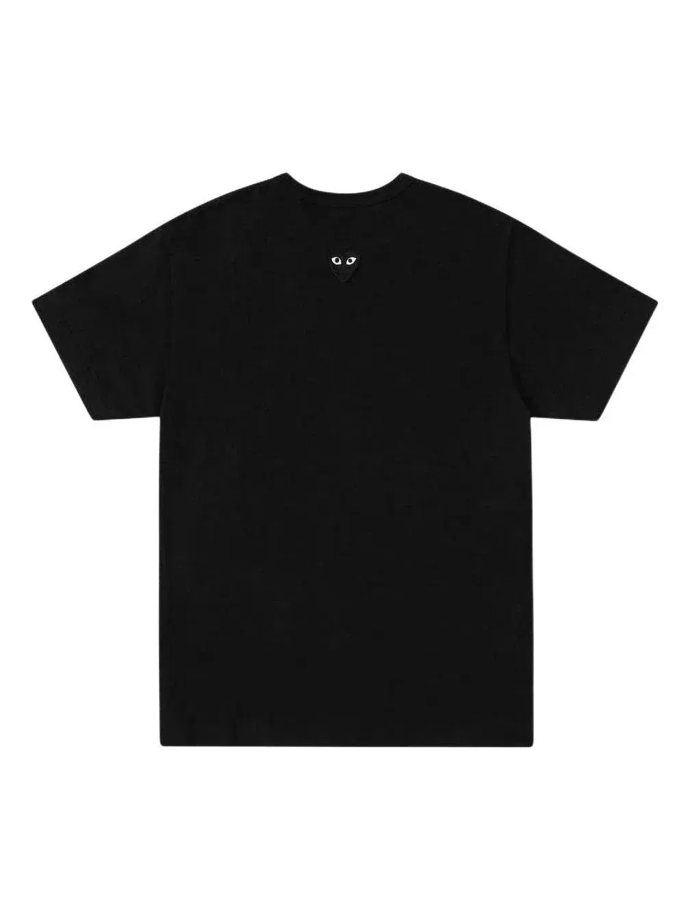 Футболка COMME des GARCONS PLAY SS25 с эмблемой на спине — изображение 1 из 2, черный
