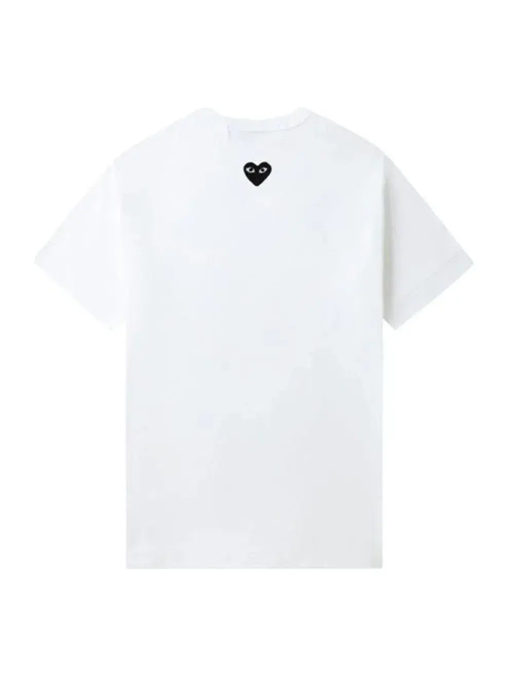 Футболка COMME des GARCONS PLAY SS25 с эмблемой на спине, белая, AX-T341-051-3 — изображение 1 из 6, белый