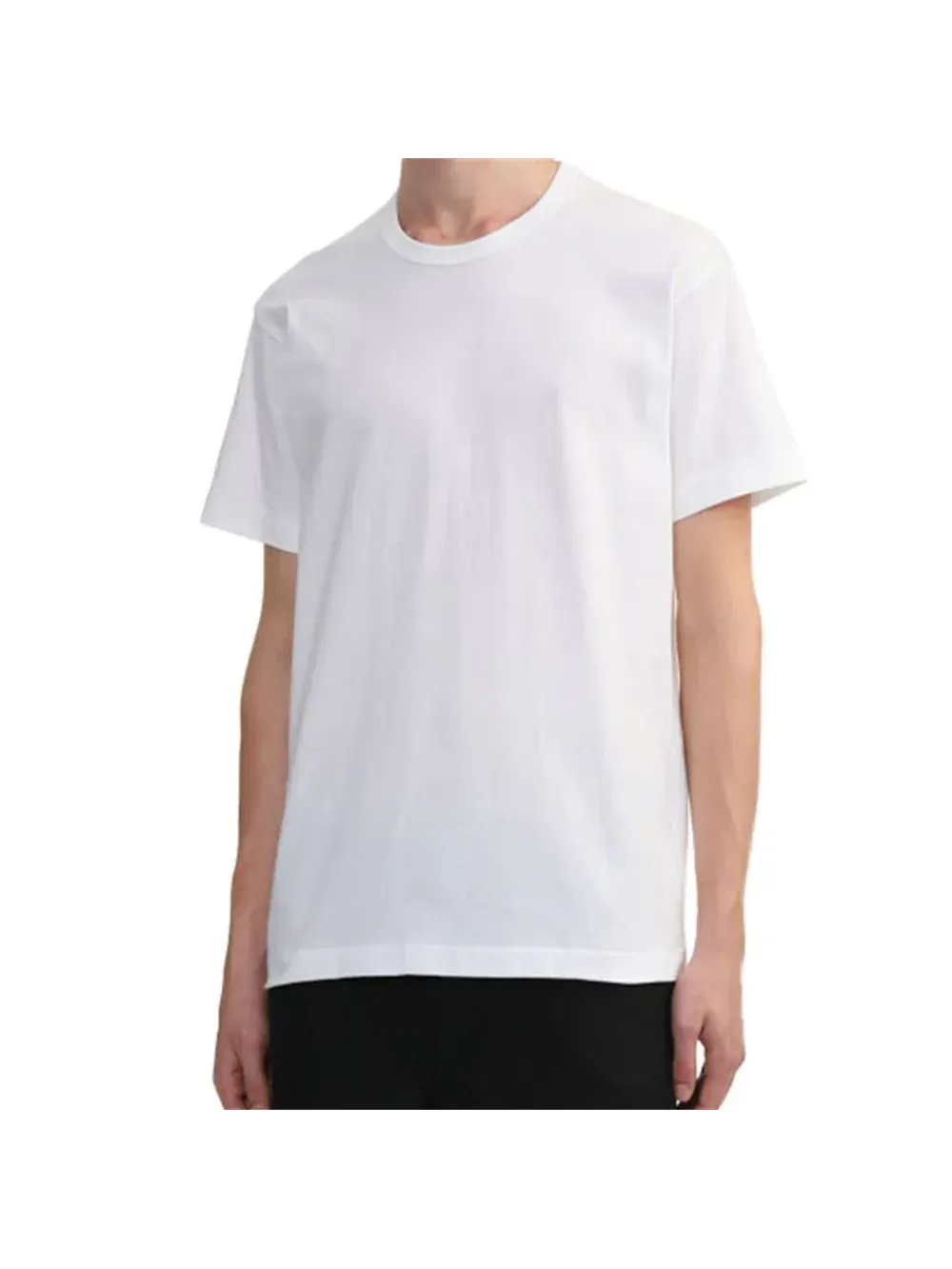 Футболка COMME des GARCONS PLAY SS25 с эмблемой на спине, белая, AX-T341-051-3 — изображение 3 из 6, белый