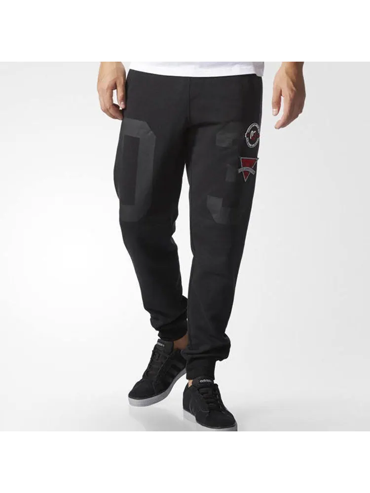 Спортивные брюки adidas Neo Graphic Sweatpants 'Black' — изображение 2 из 4, черный