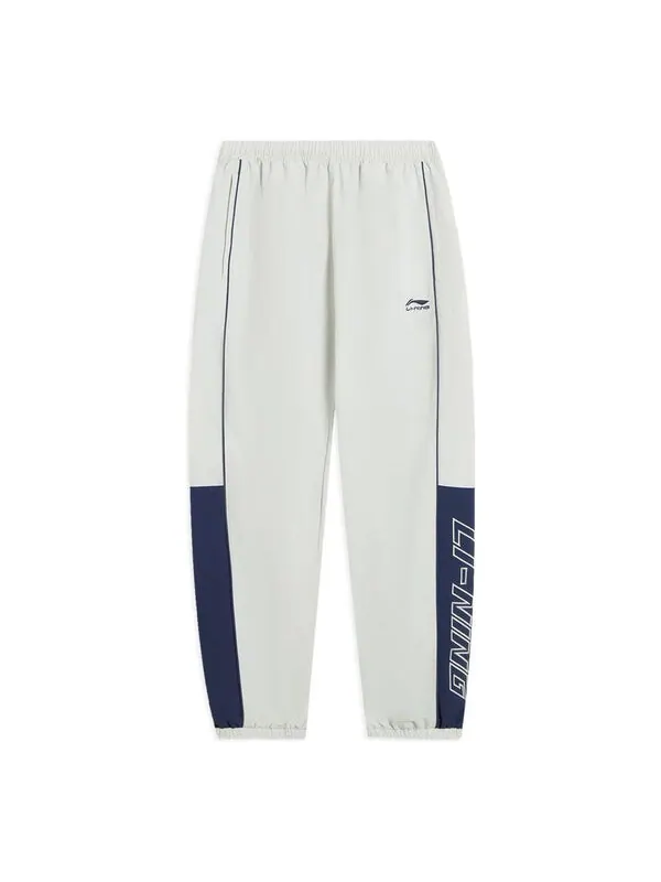 Штаны спортивные штаны Li-Ning — изображение 1 из 2, белый/синий