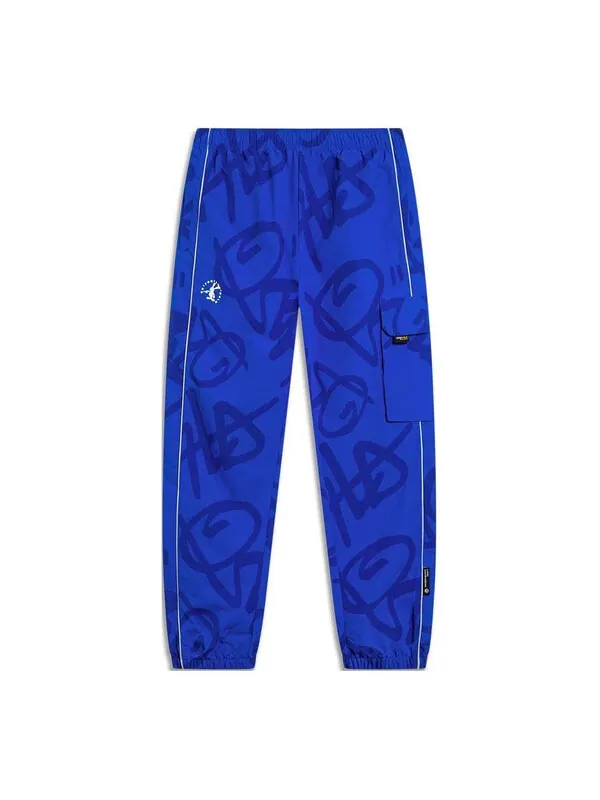Брюки x disney oswald сплошной принт джоггеры брюки Li-Ning — изображение 1 из 2, синий/мульти