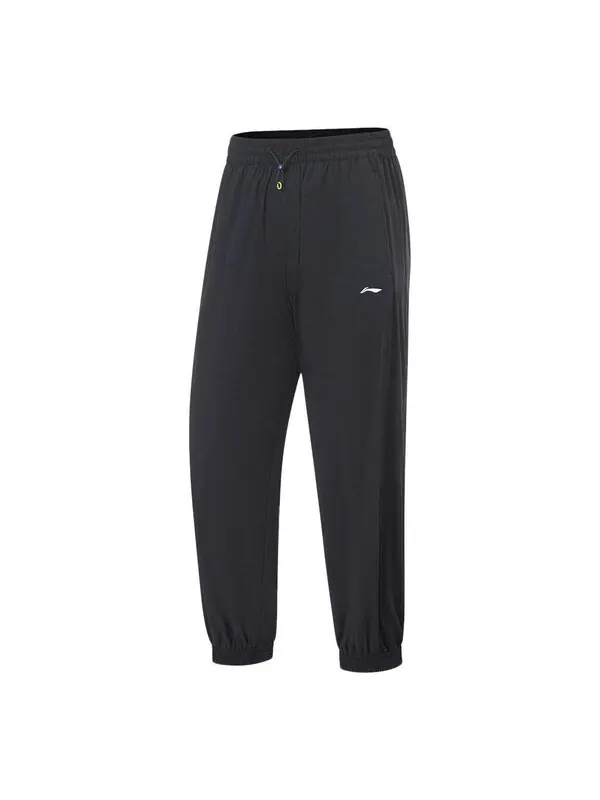 Штаны тренировочные быстросохнущие штаны для бега Li-Ning — изображение 1 из 2, черный
