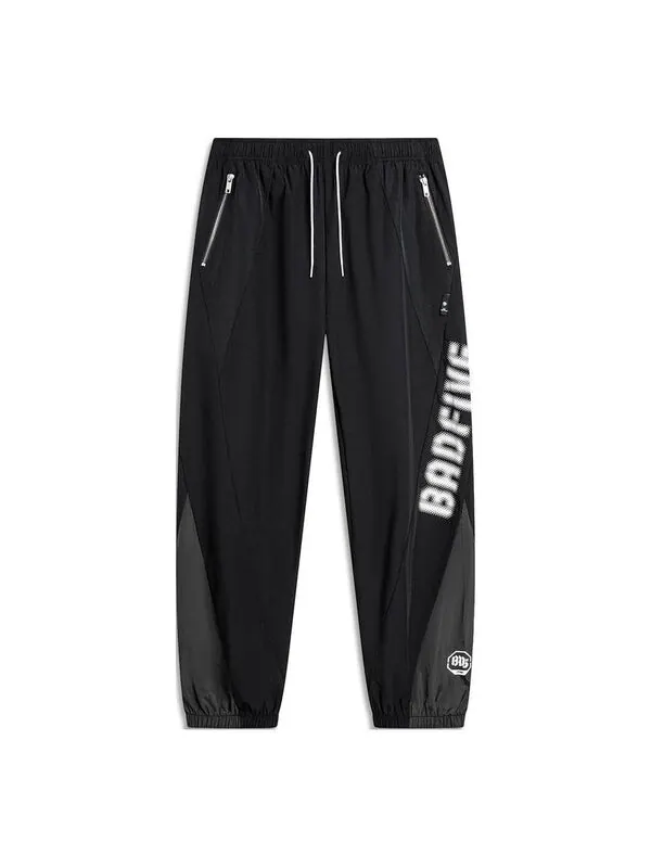Штаны badfive графические спортивные штаны Li-Ning — изображение 1 из 2, черный/серый