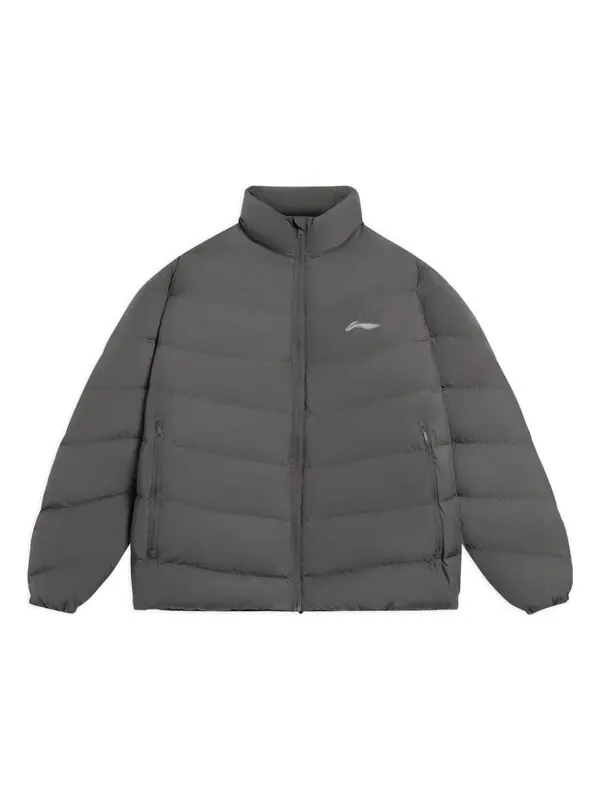 Куртка Essential Logo Пуховик Li-Ning — изображение 1 из 2, серый