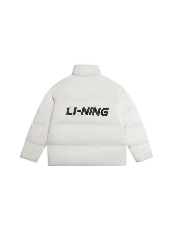 Куртка графические короткие пуховики Li-Ning — изображение 2 из 2, белый/черный