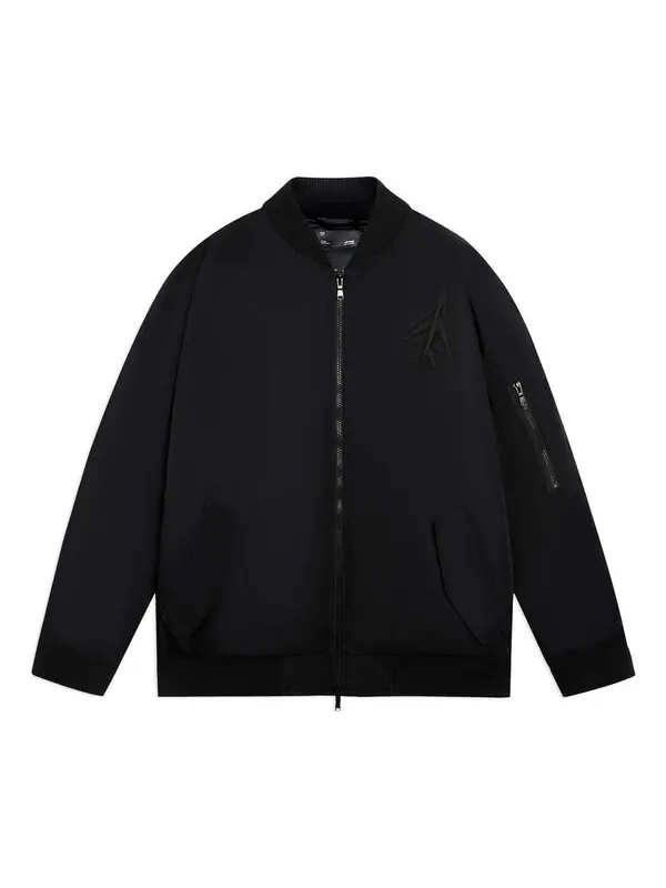 Куртка куртка-бомбер с графическим принтом Counterflow Li-Ning — изображение 1 из 1, черный