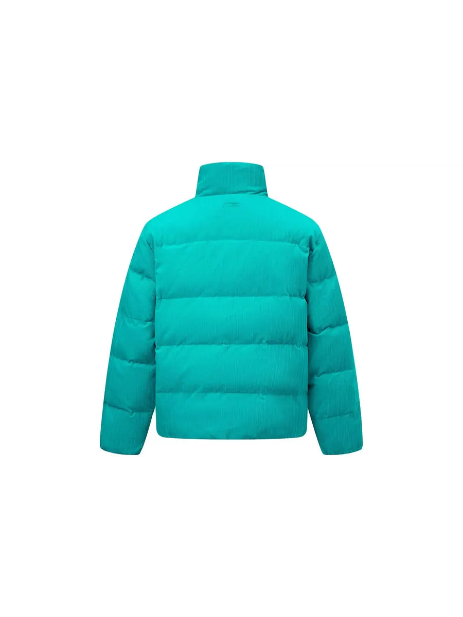 Куртка Li-Ning x Disney Monster University Graphic Down Jacket 'Teal' — изображение 2 из 2, бирюзовый