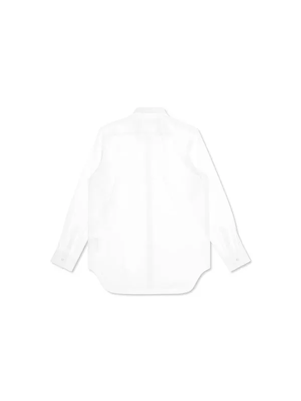 Рубашка red emblem button down 'white' Comme Des Garcons Play — изображение 2 из 4, белый