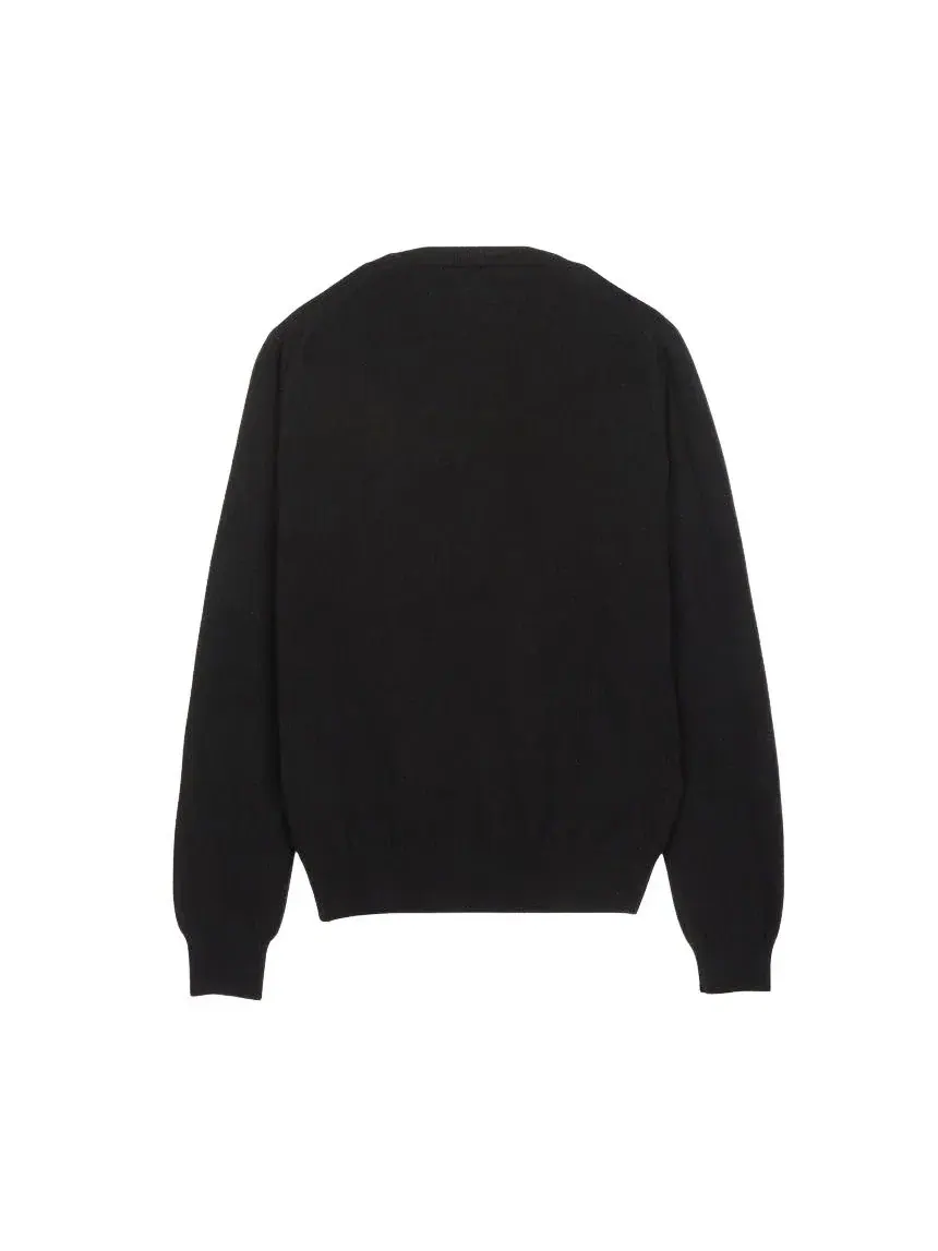 Кардиган COMME des GARCONS PLAY FW25 x Invader Double Pixel Heart Knitwear 'Black' AZ-N086-051-1 — изображение 2 из 4, черный