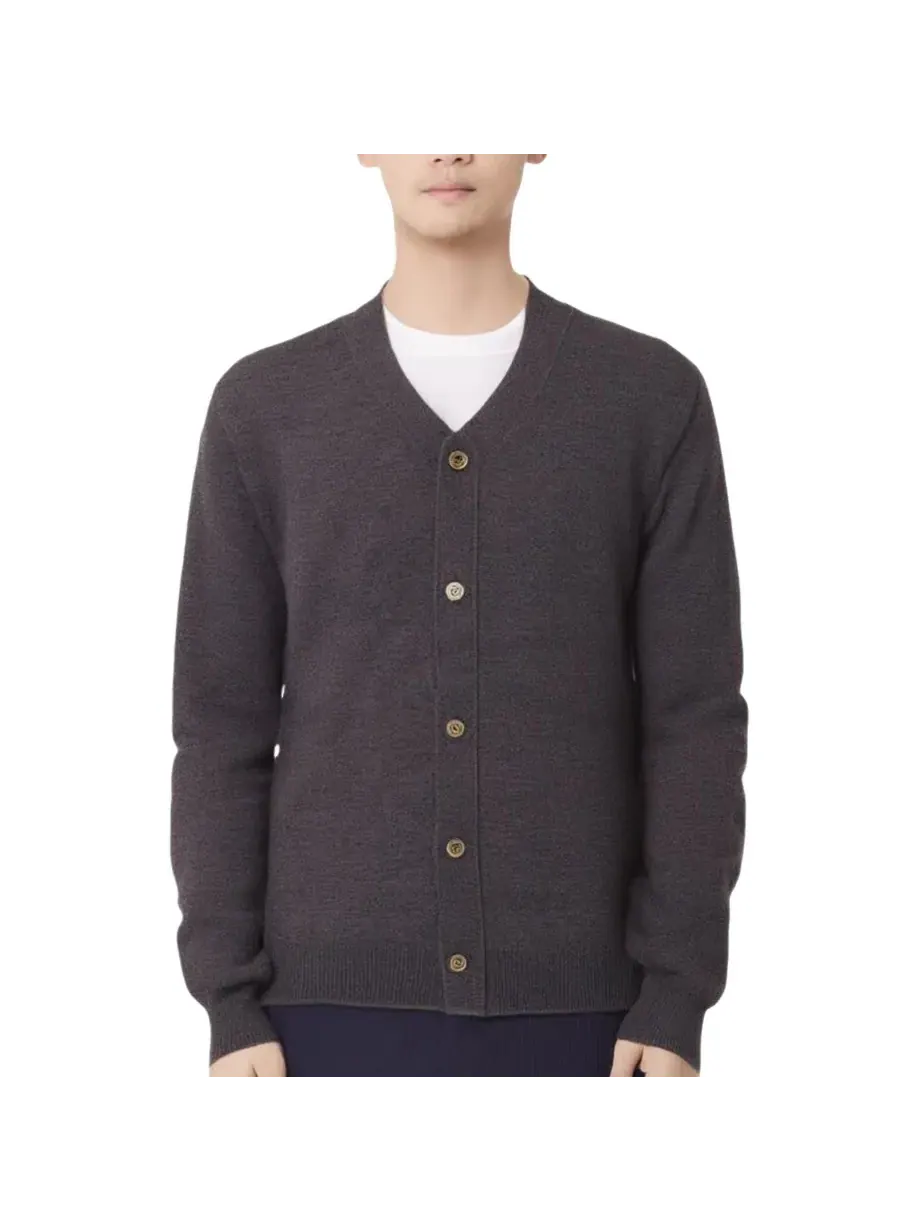Кардиган COMME des GARCONS PLAY FW25 x Invader Double Pixel Heart Cardigan 'Gray' AZ-N088-051-3 — изображение 3 из 3, серый