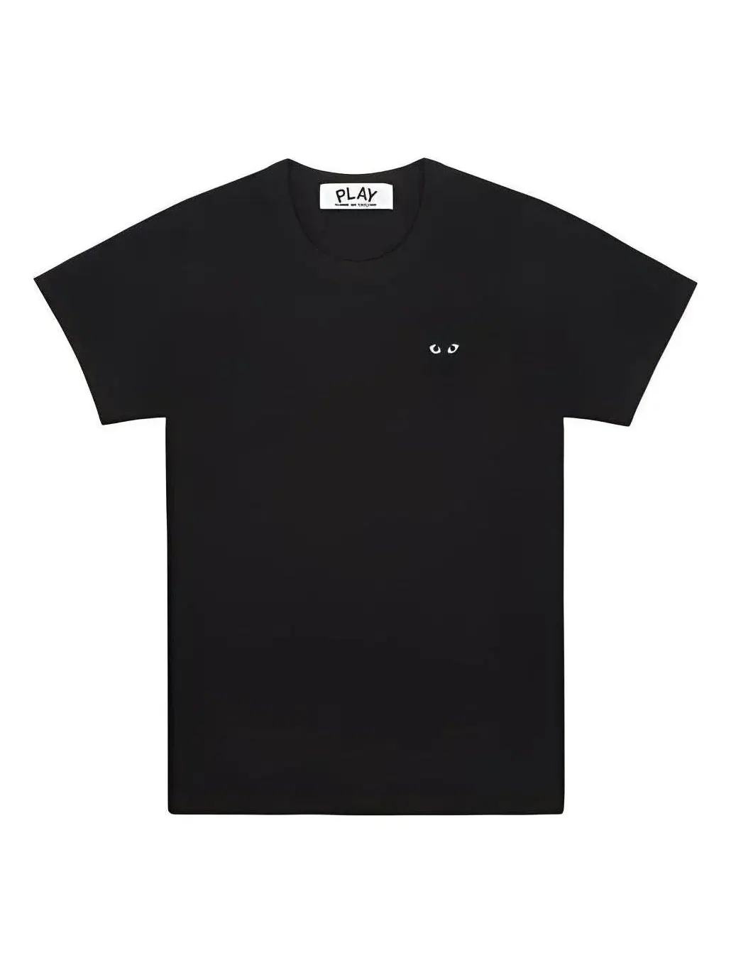 Футболка COMME des GARCONS PLAY FW25 с черным сердцем — изображение 1 из 6, черный