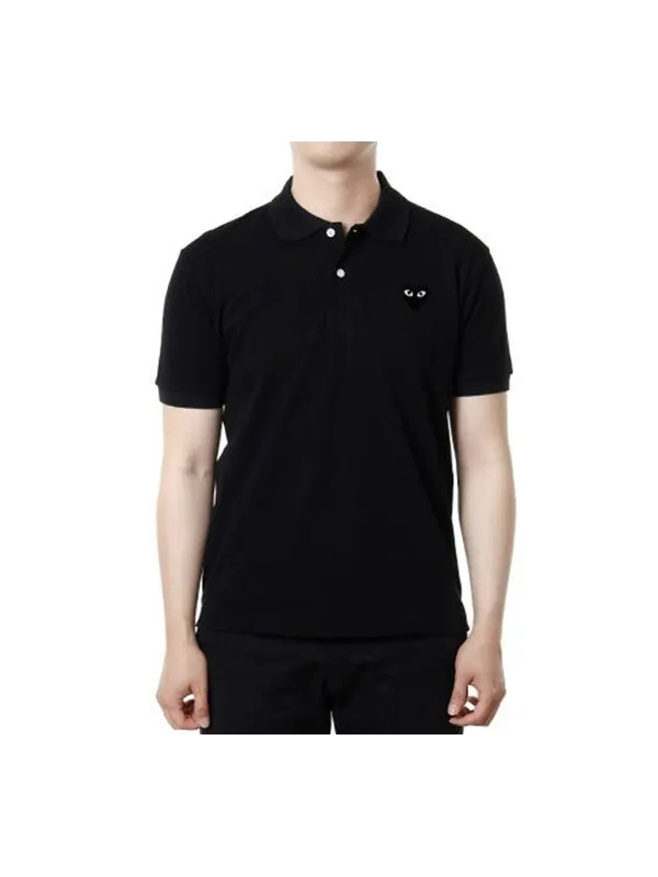 Рубашка поло polo black emblem 'black' Comme Des Garcons Play — изображение 3 из 4, черный