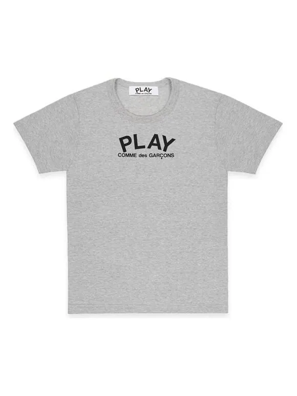 Футболка t-shirt 'grey' Comme Des Garcons Play — изображение 1 из 2, серый