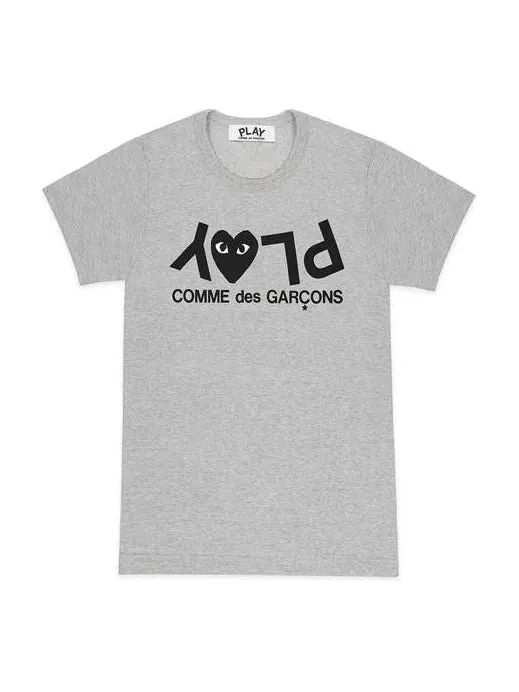 Футболка t-shirt 'grey' Comme Des Garcons Play — изображение 1 из 2, серый