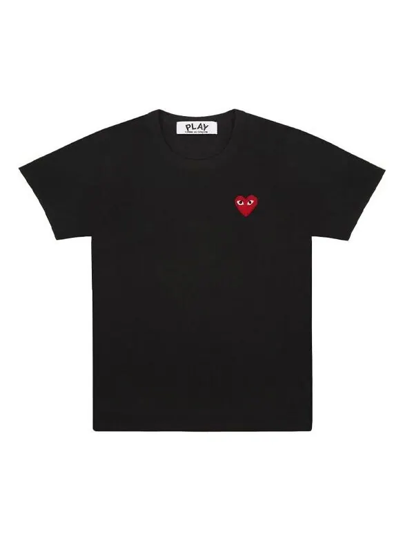 Футболка small logo tee 'black' Comme Des Garcons Play — изображение 1 из 4, черный