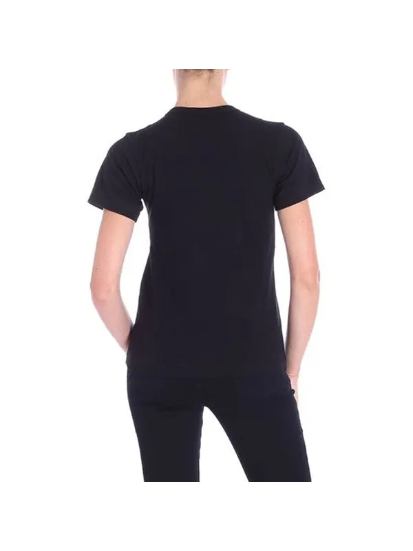Футболка small logo tee 'black' Comme Des Garcons Play — изображение 3 из 4, черный