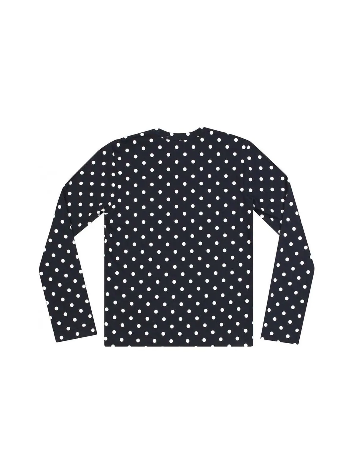 (WMNS) Футболка с длинными рукавами в горошек COMME des GARCONS PLAY — изображение 2 из 2, бежевый